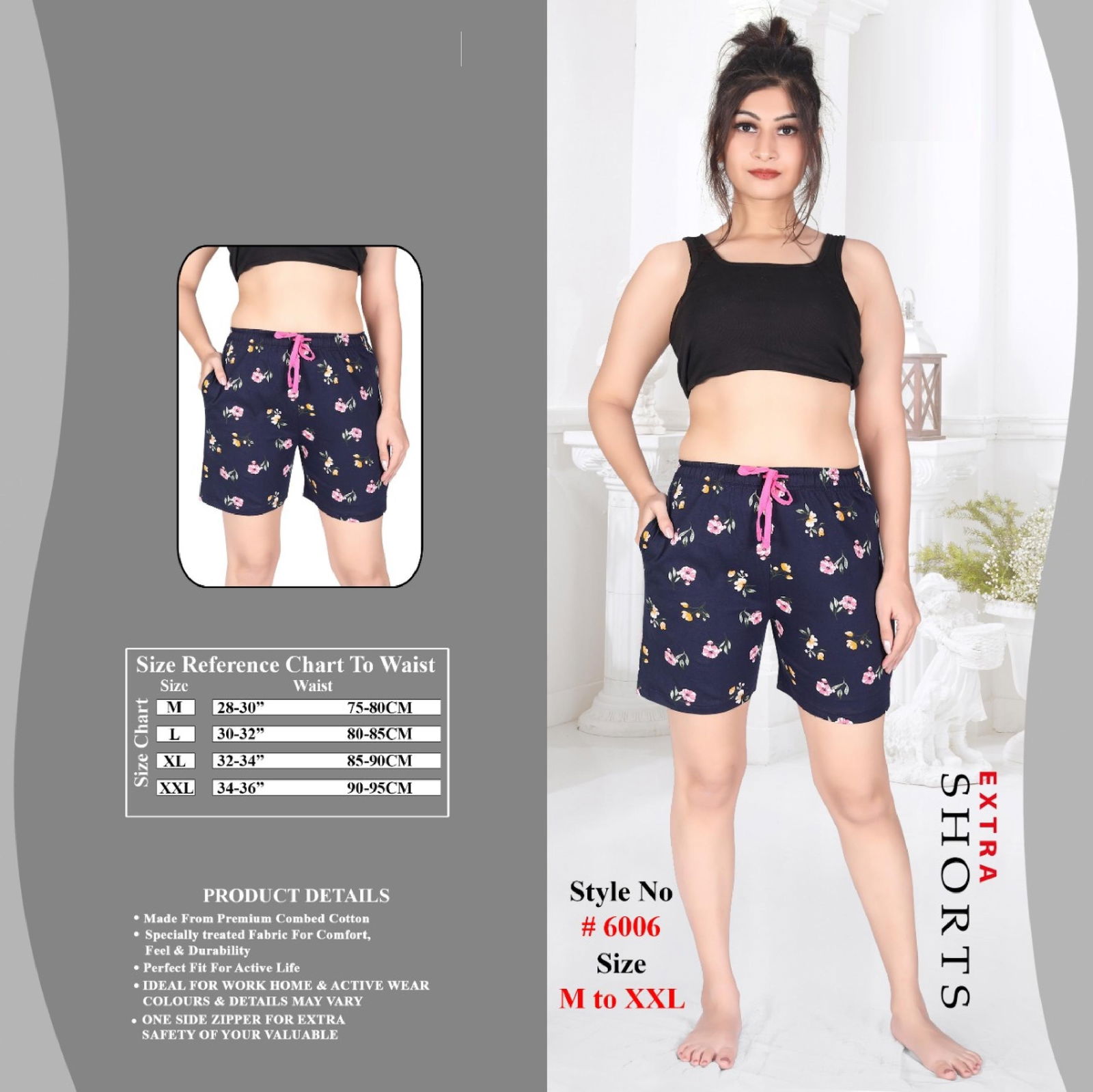 Orange 6006 Night Wear Shorts Cotton Latest Exclusive Comfortable Hosiery With Super Fine Stitching Night Suits Collection 